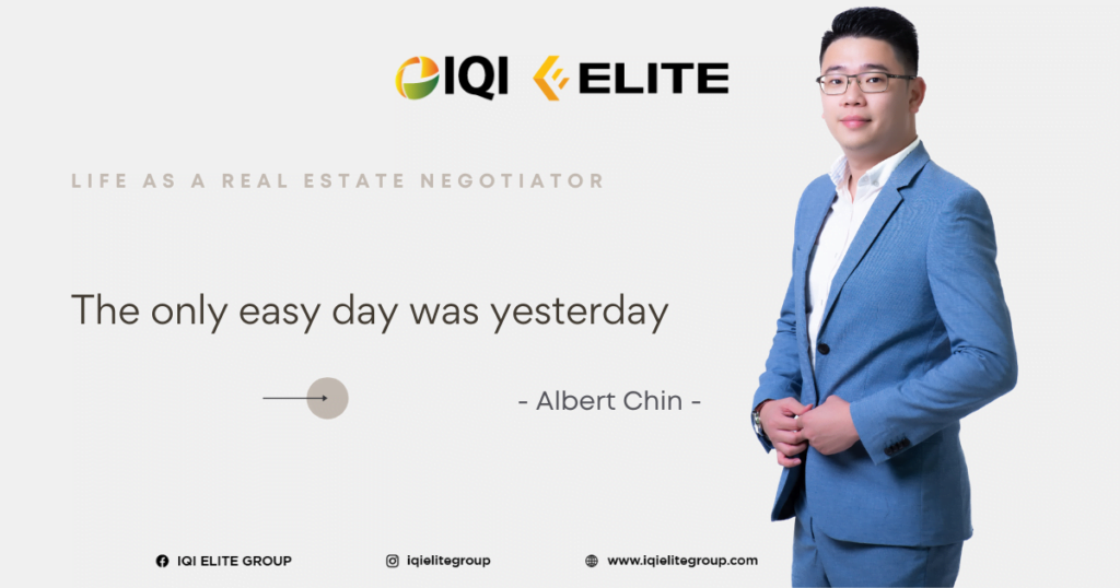 the life of albert chin as a real estate negotiator